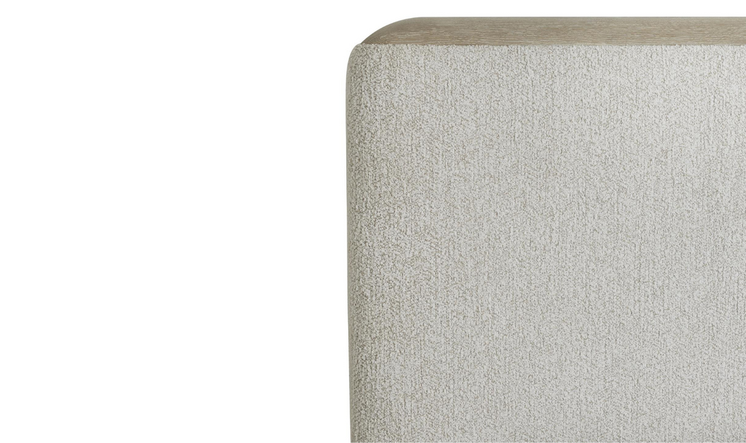Arcadia Upholstered Panel Bedroom Set In Light Gray-Jennifer Furniture