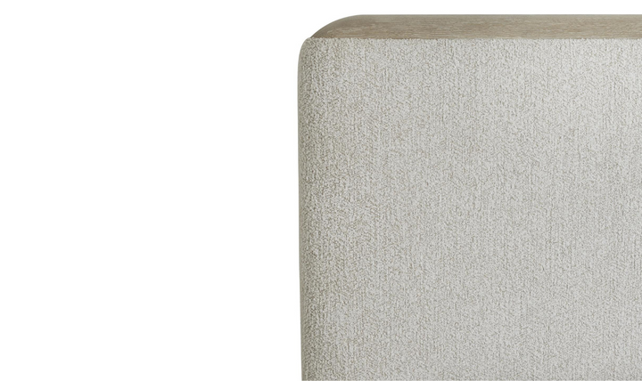 Arcadia Upholstered Panel Bedroom Set In Light Gray-Jennifer Furniture