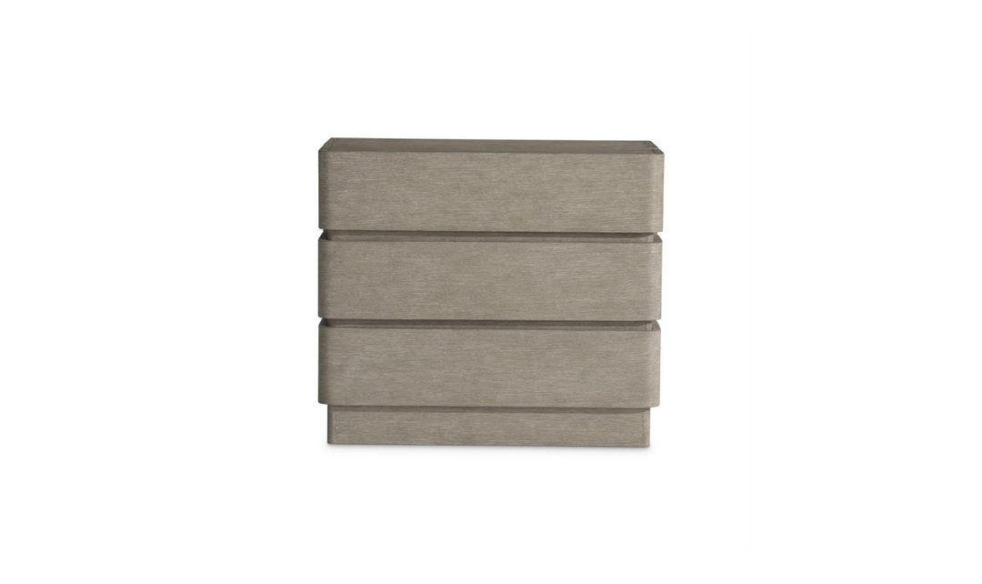 Arcadia Upholstered Panel Bedroom Set In Light Gray