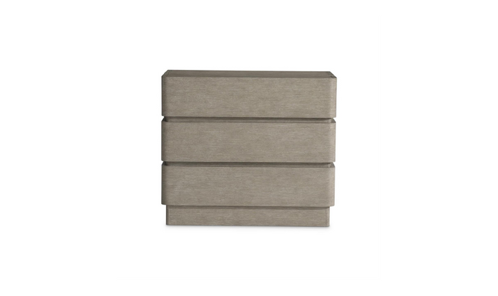 Arcadia Upholstered Panel Bedroom Set In Light Gray