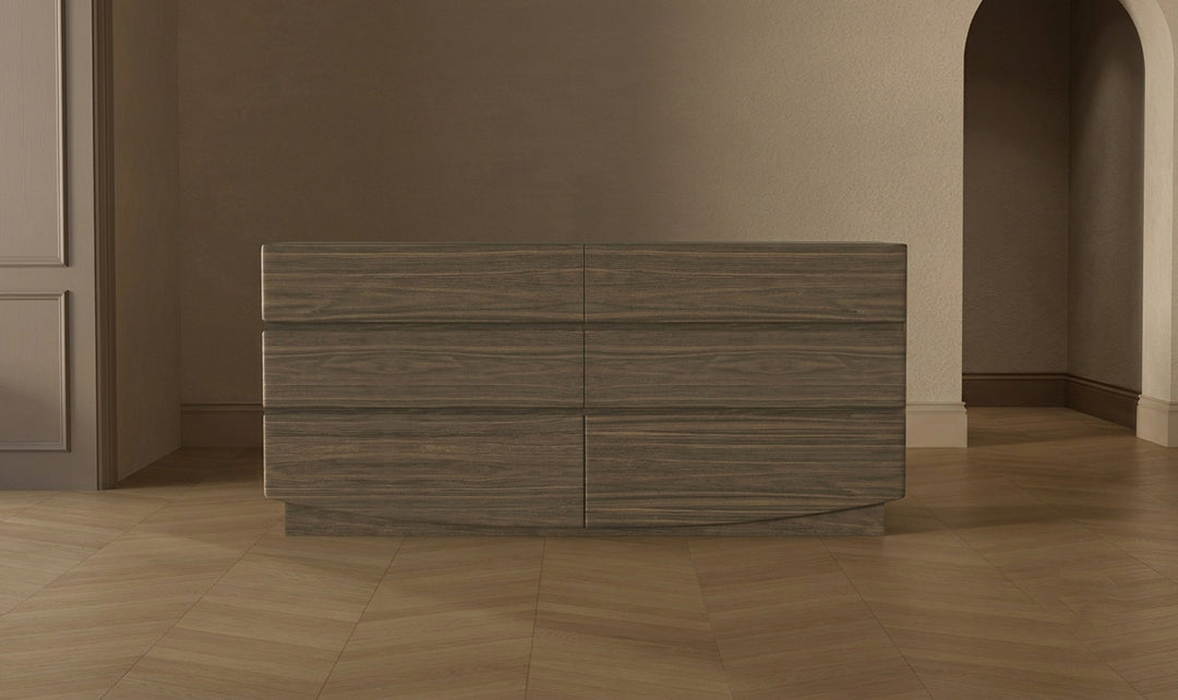 Manhattan Comfort Ardea Wooden Dresser With Six Drawers-Jennifer Furniture