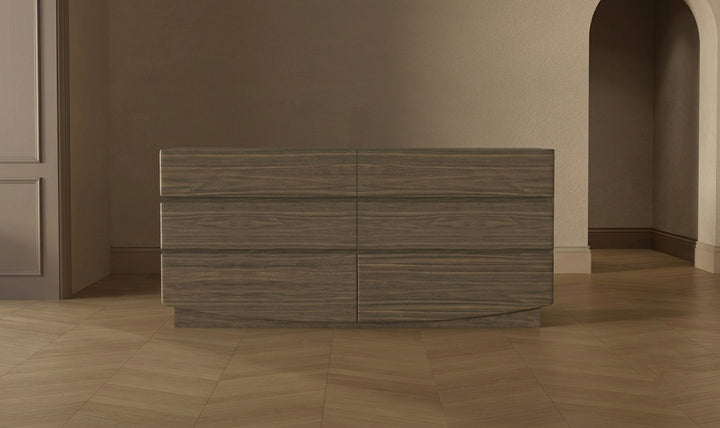 Manhattan Comfort Ardea Wooden Dresser With Six Drawers-Jennifer Furniture