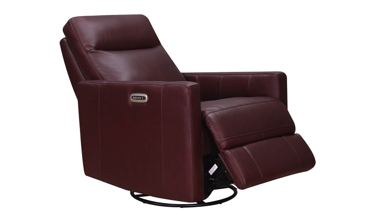 Ashby Power Swivel Leather Recliner Chair