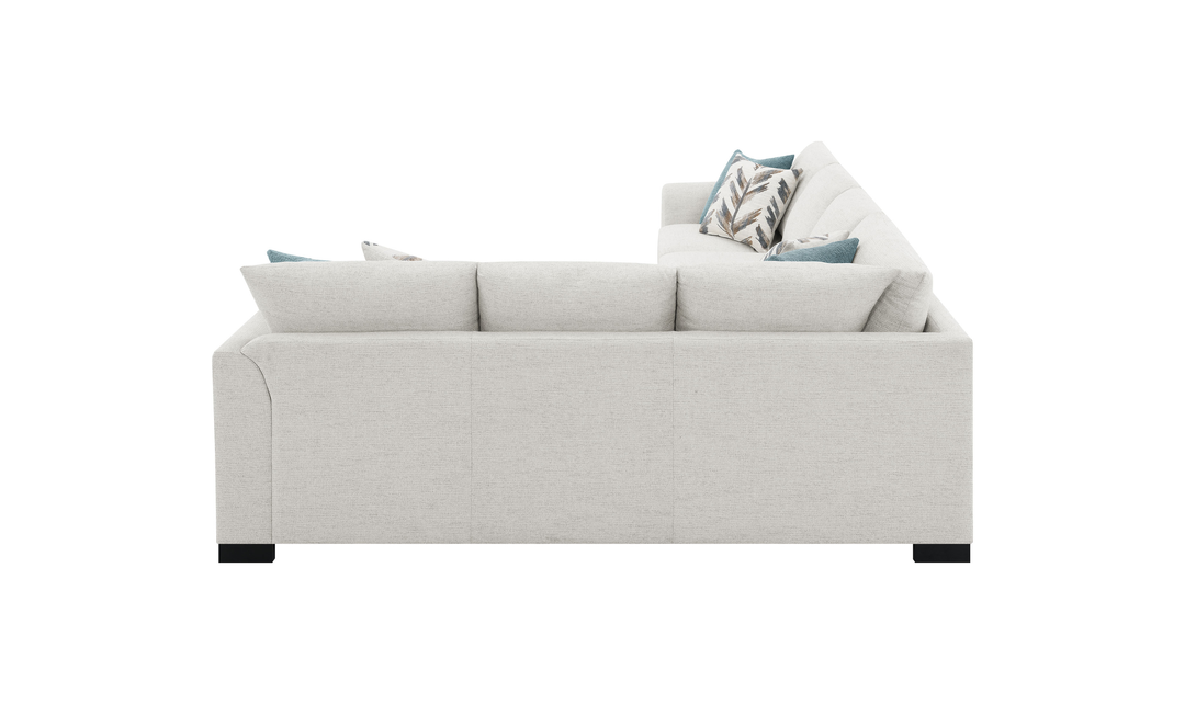 Modern Heritage Ashford Chenille Sleeper Sectional Sofa - Jennifer Furniture
