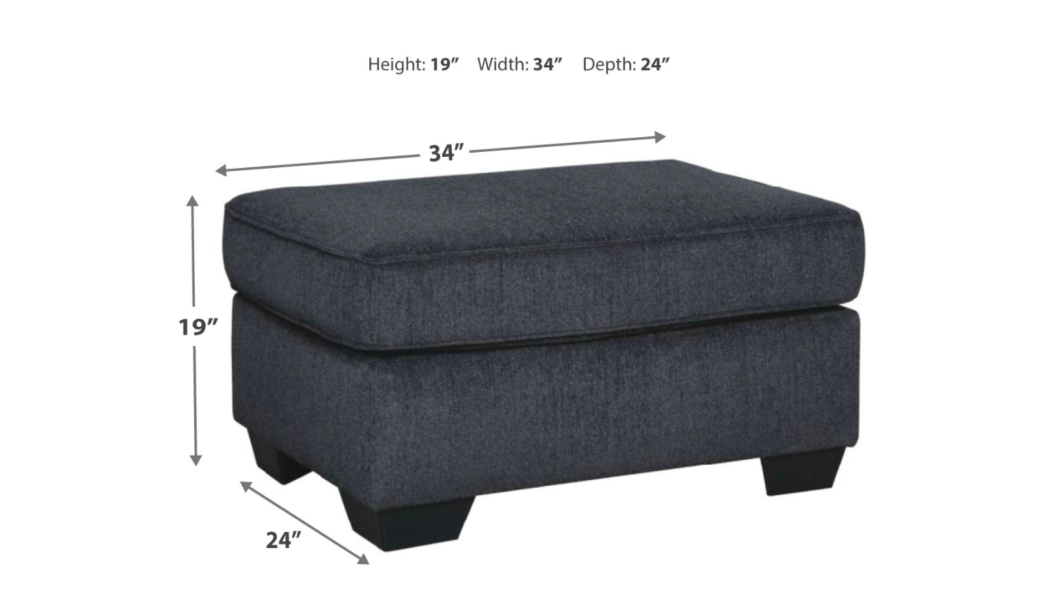 Ashley Altari Rectangular Ottoman-Jennifer Furniture 