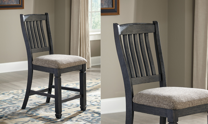 Ashley Bolanburg Upholstered Counter Height Barstool (2/CN)-Jennifer Furniture