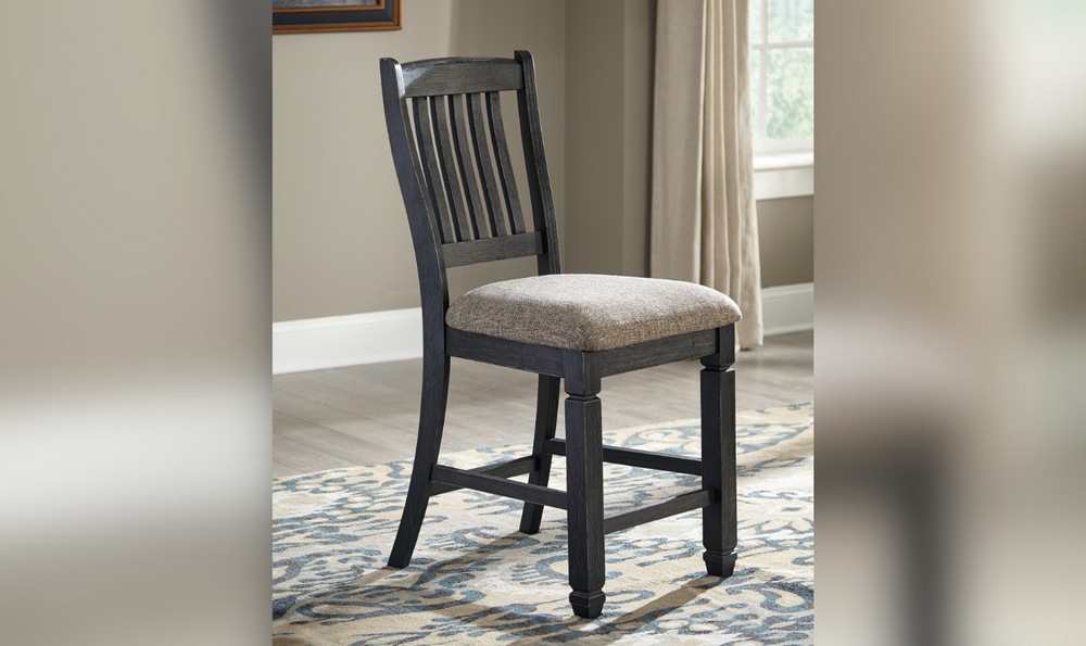 Ashley Bolanburg Upholstered Counter Height Barstool (2/CN)-Jennifer Furniture