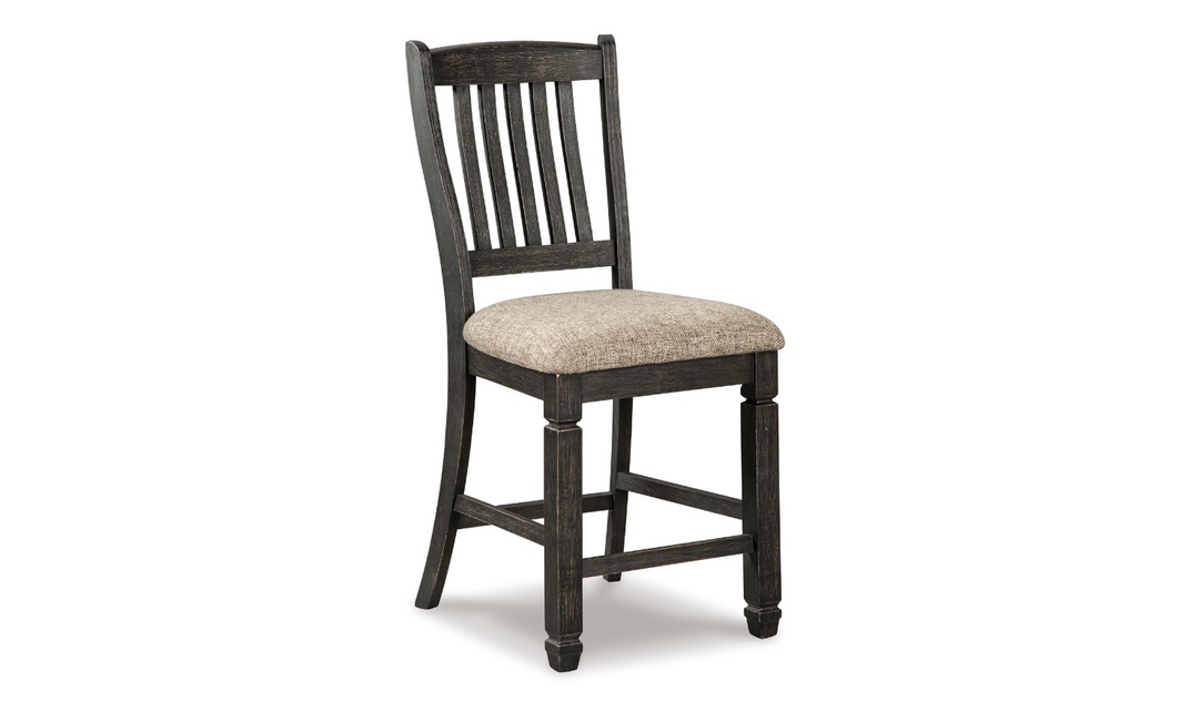 Ashley Bolanburg Upholstered Counter Height Barstool (2/CN)-Jennifer Furniture