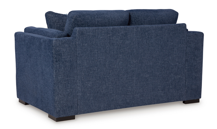 Ashley Evansley Fabric Loveseat With Reversible Cushions-Jennifer Furniture