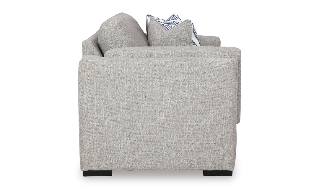 Ashley Evansley Fabric Loveseat With Reversible Cushions-Jennifer Furniture