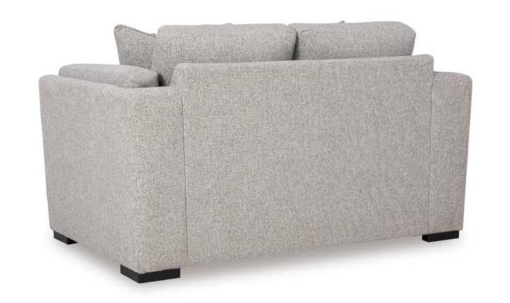 Ashley Evansley Fabric Loveseat With Reversible Cushions-Jennifer Furniture