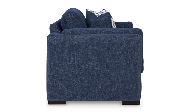 Ashley Evansley Fabric Loveseat With Reversible Cushions-Jennifer Furniture