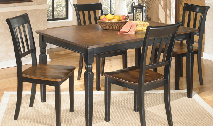 Ashley Orla Wooden Dining Chairs  (2 pc)-Jennifer Furniture