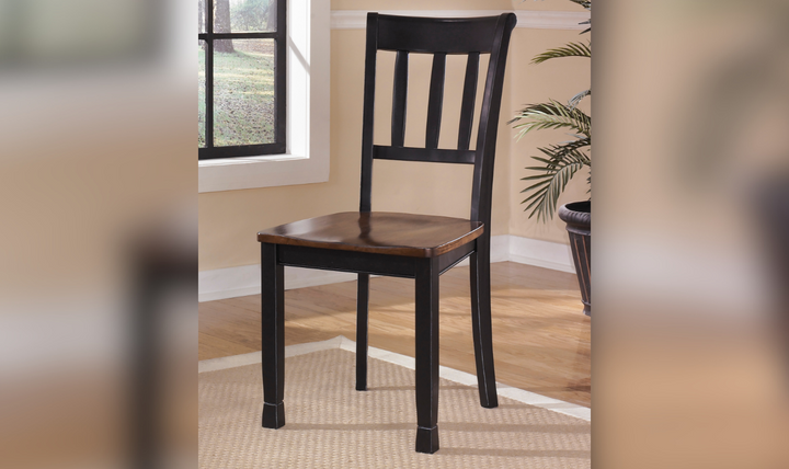 Ashley Orla Wooden Dining Chairs  (2 pc)-Jennifer Furniture