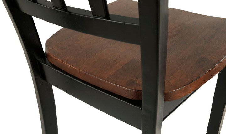Ashley Orla Wooden Dining Chairs  (2 pc)-Jennifer Furniture