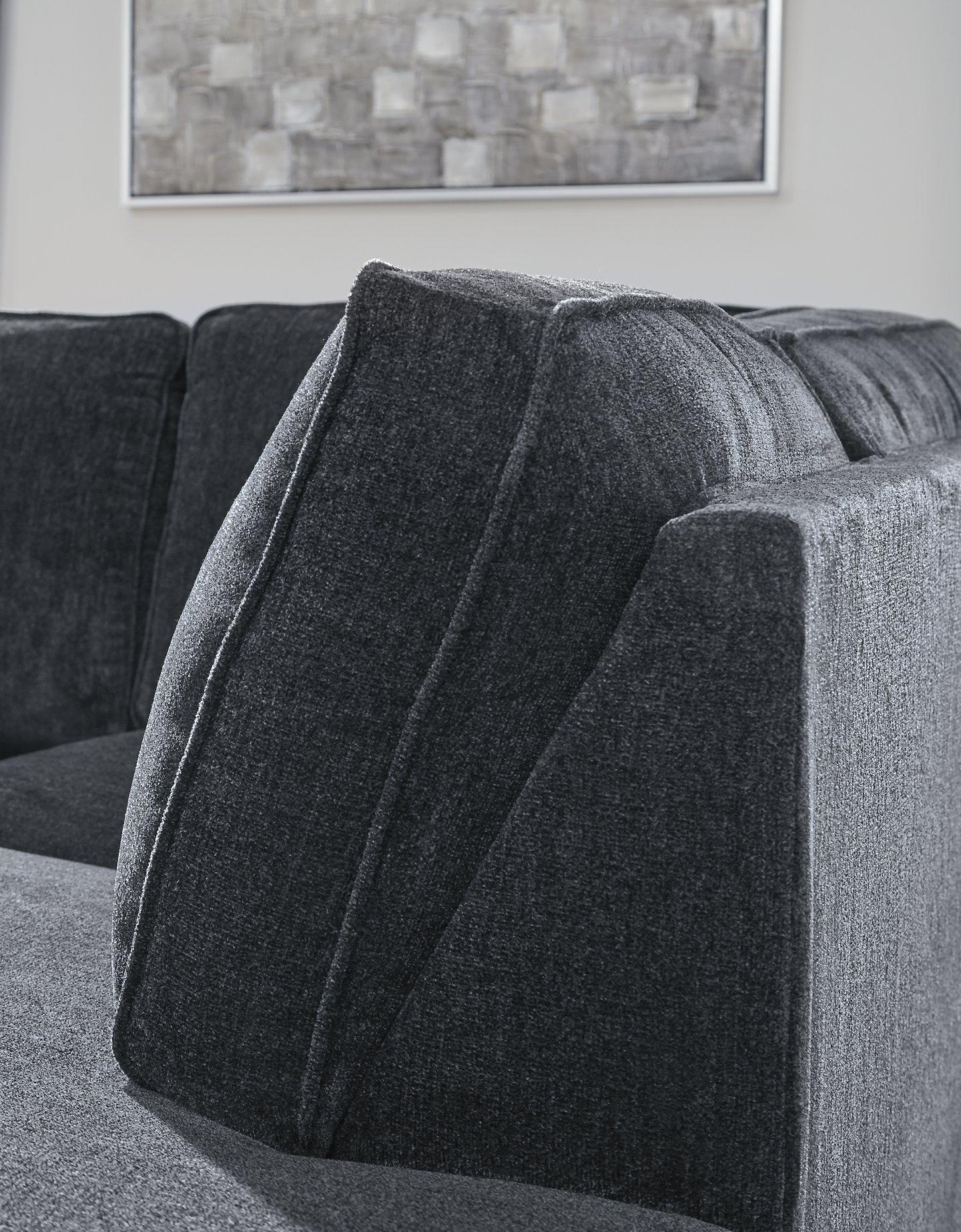 Altari L-shaped Fabric Sectional with Track Arms