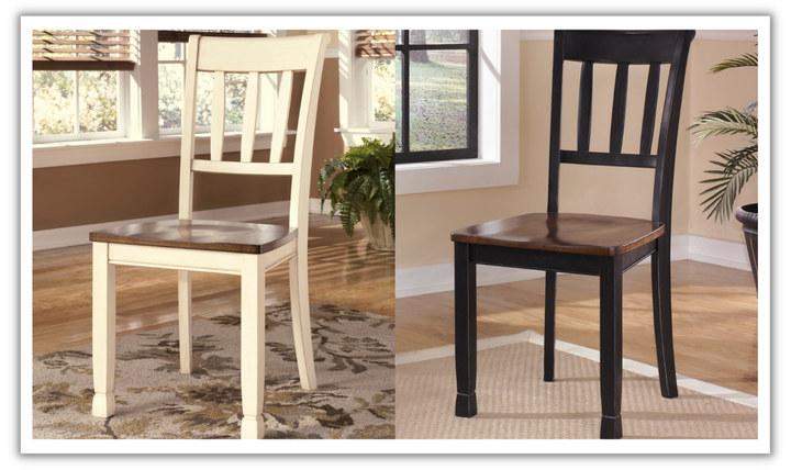 Ashley Orla Wooden Dining Chairs  (2 pc)-Jennifer Furniture