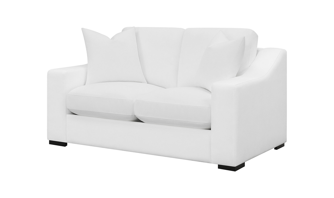 Ashlyn Loveseat in White