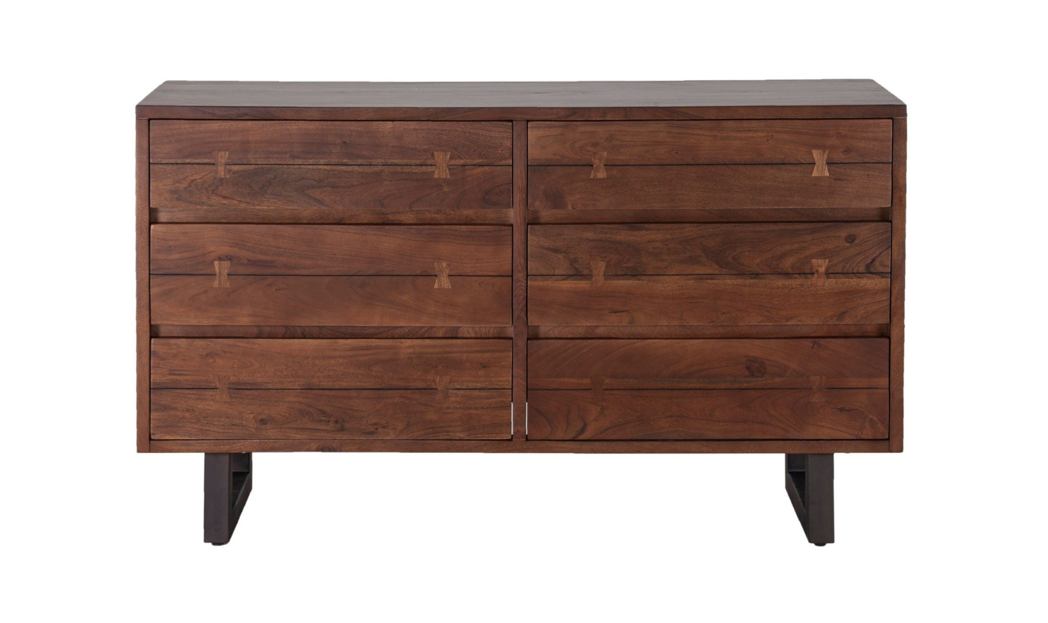 modern dark wood dresser HTD Aspen 58