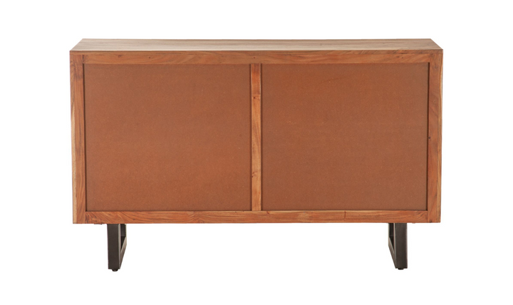 Aspen 58" Six Drawer Dresser With Steel base-Jennifer Furniture