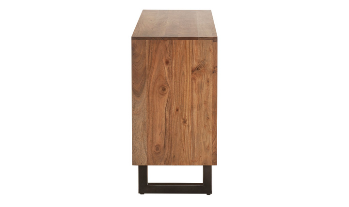 Aspen 58" Six Drawer Dresser With Steel base-Jennifer Furniture