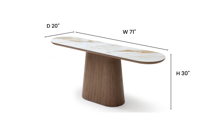 J&M Furniture Atrio Wooden Console Table - Jennifer Furniture