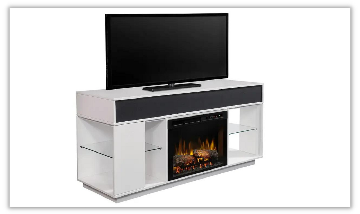 Audio Flex Tv Console with Fireplace