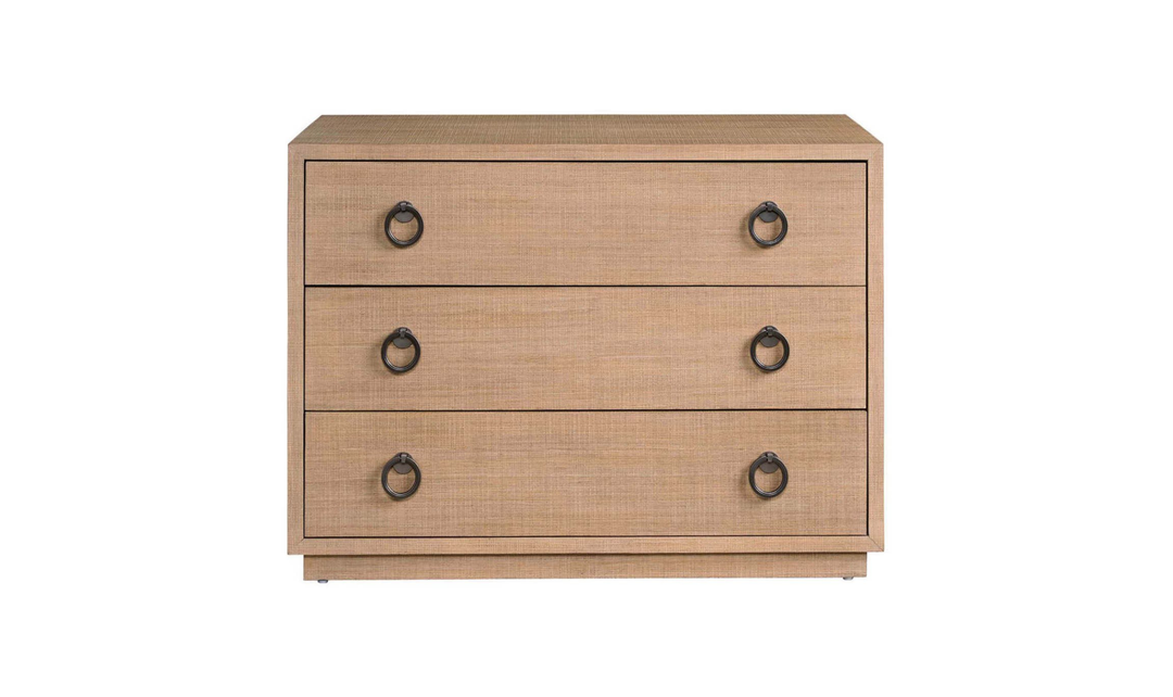 Avaline Ghizzano 3 Drawer Chest  With Adjustable Levers