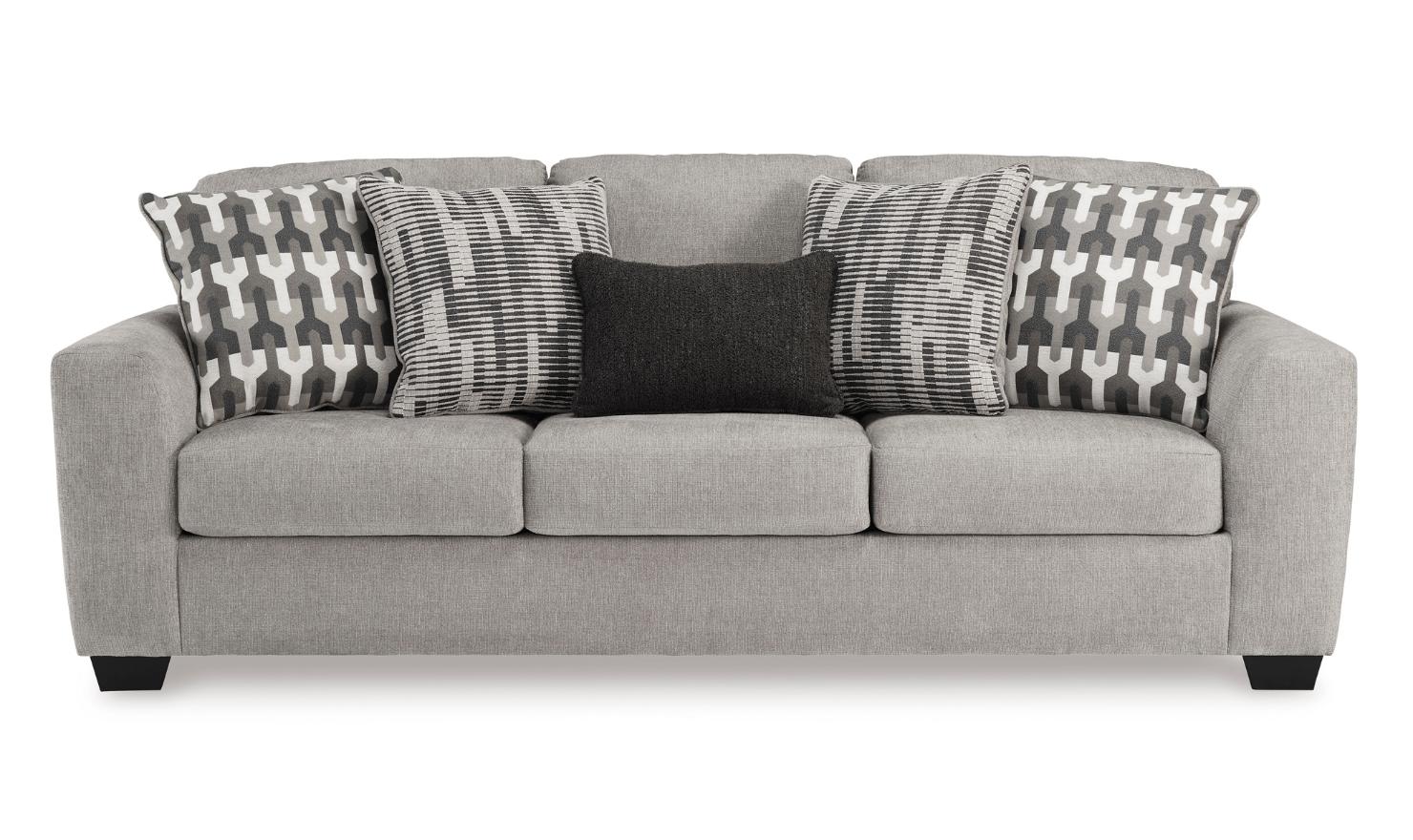 Avenal Park 3-Seater Fabric Sofa With Box Cushions- Jennifer Furniture