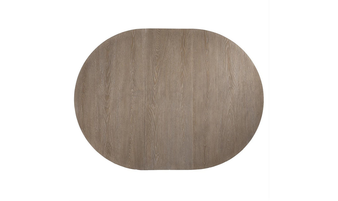 Bernhardt Aventura Round Wood Top Dining Table in Brown