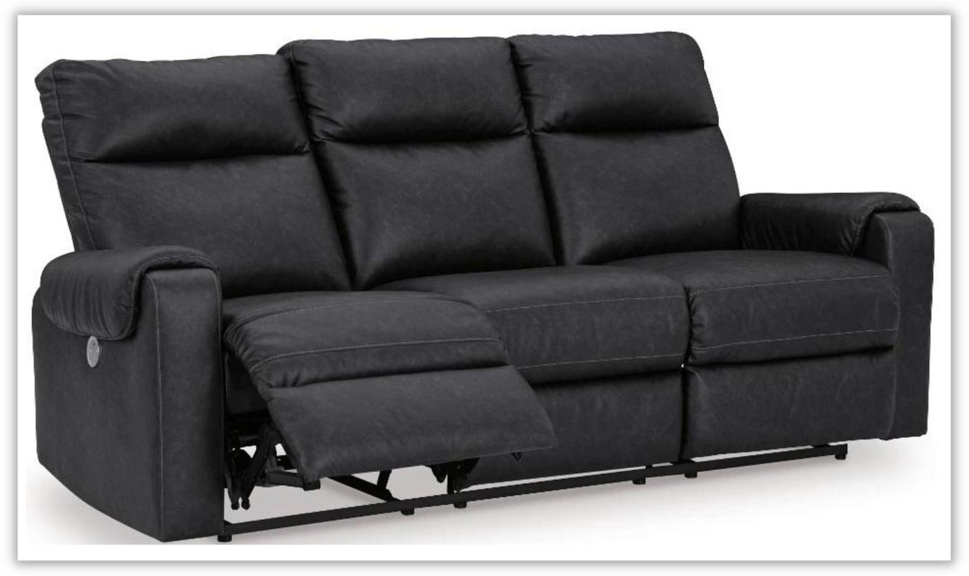 Axtellton Leather Power Reclining Sofa