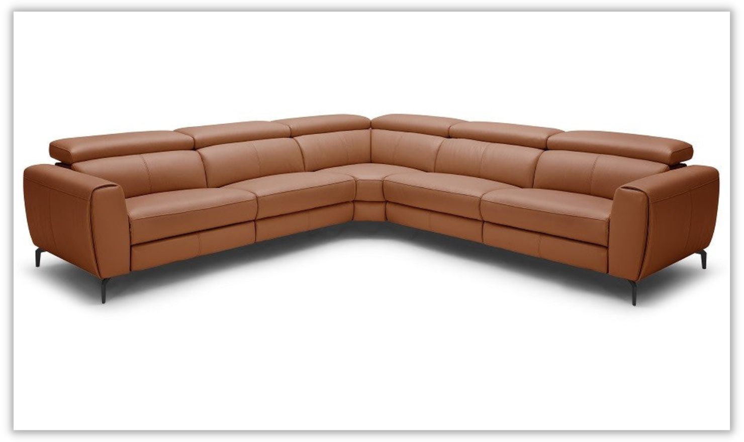 Azur Corner Leather Motion Recliner Sectional Sofa