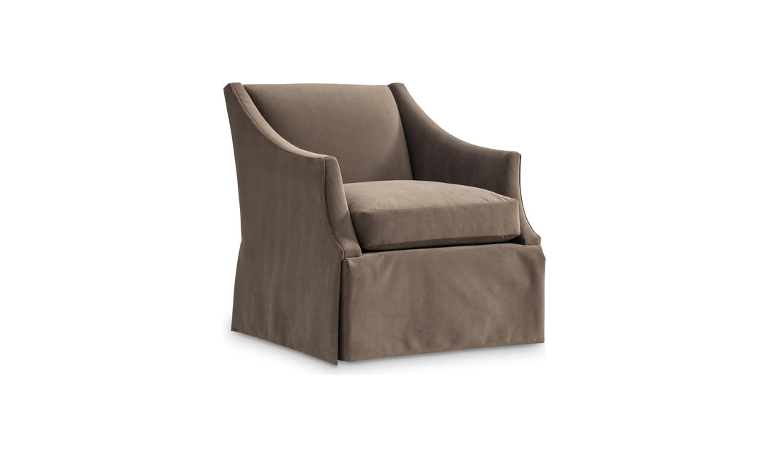 Bernhardt Clayton Fabric Swivel Chair