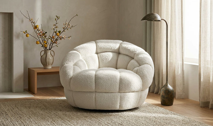 Bernhardt Coco Fabric Swivel Chair-Jennifer