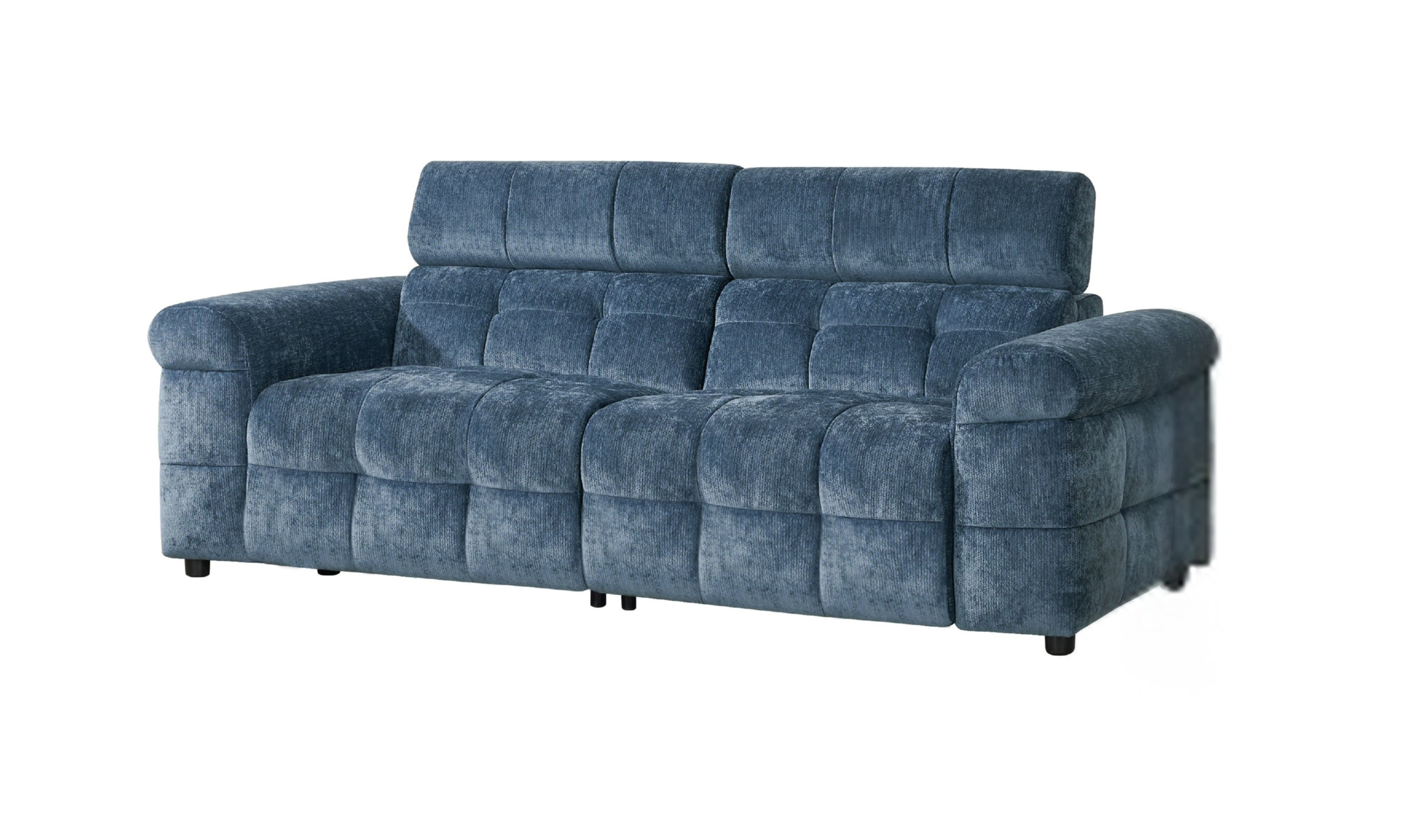 Klaussner Soffio Fabric Navy Blue Living Room 3pc Set