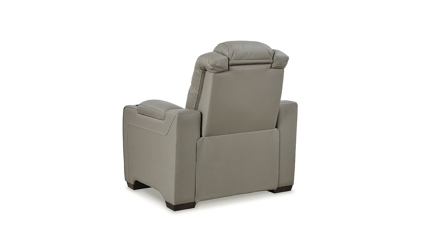 Backtrack Power Recliner Chair in Leather