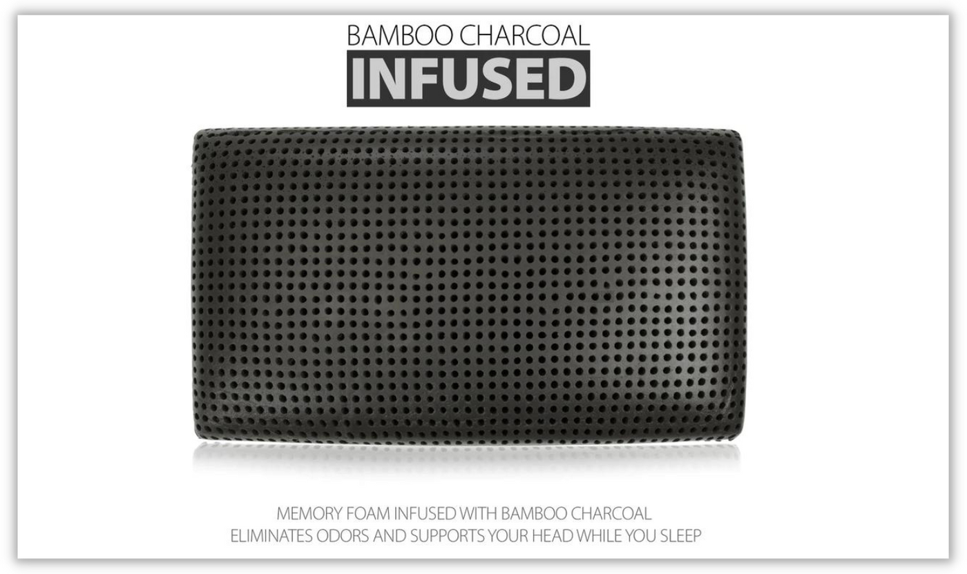 Bamboo Charcoal Ventilated Pillow