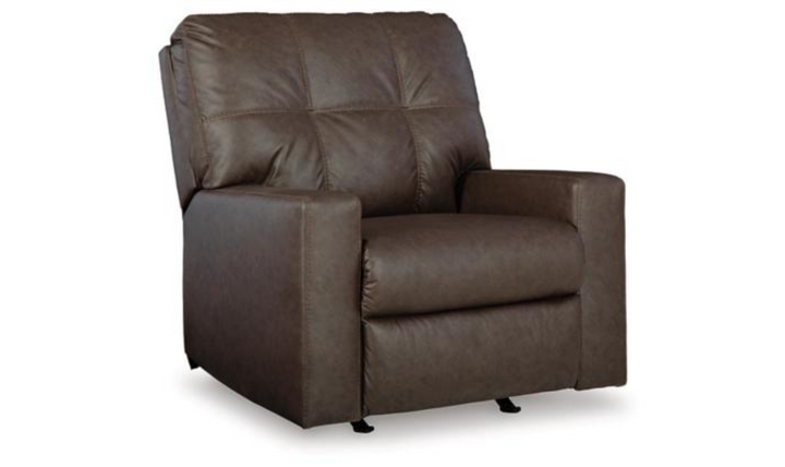 Barlin Mills Leather Pull Tab Gentle rocking Recliner Chair
