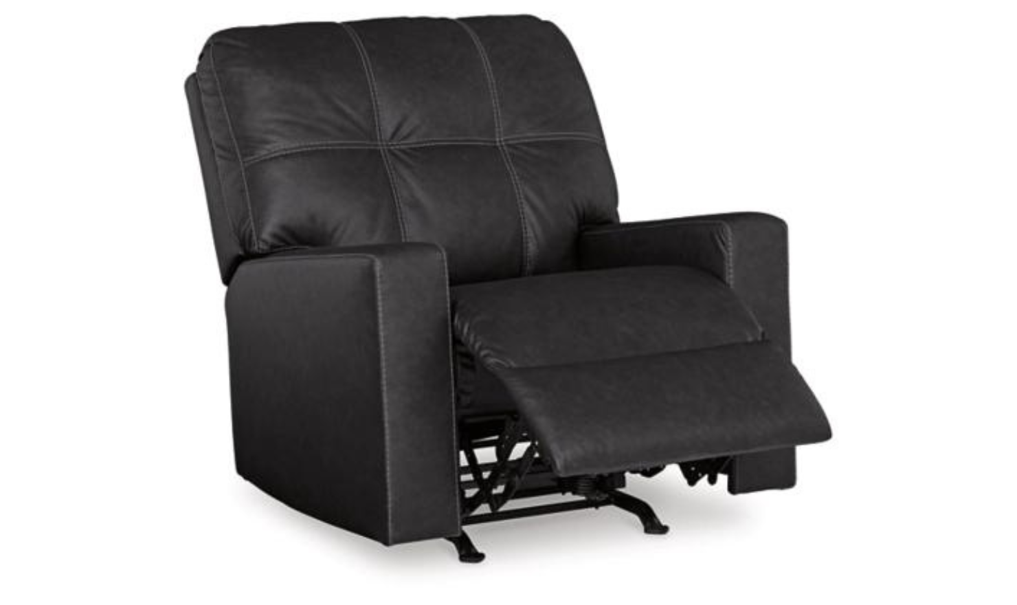 Barlin Mills Leather Pull Tab Gentle rocking Recliner Chair