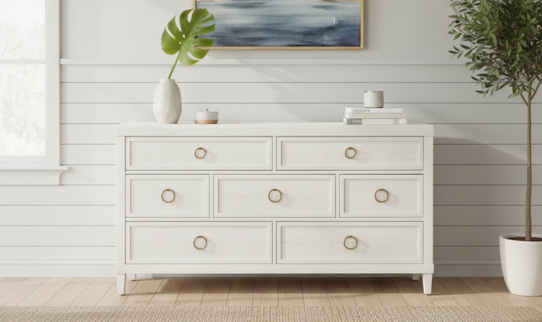Bassett Ventura Transitional Dresser with Cedar-Lined Drawer Dresser-jennifer furniture