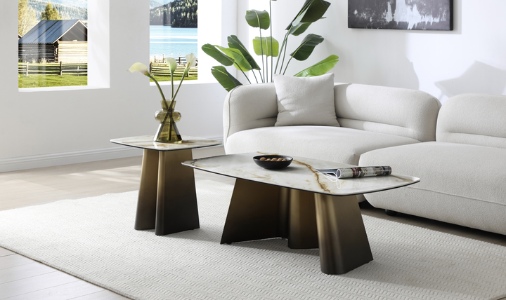 Jennifer Italia Bastione Contemporary End Table