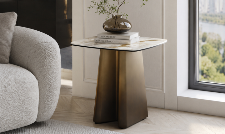 Jennifer Italia Bastione Contemporary End Table