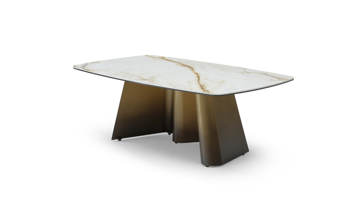 J & M Furniture Bastione Marble Contemporary Coffee Table - Jennifer Furniture