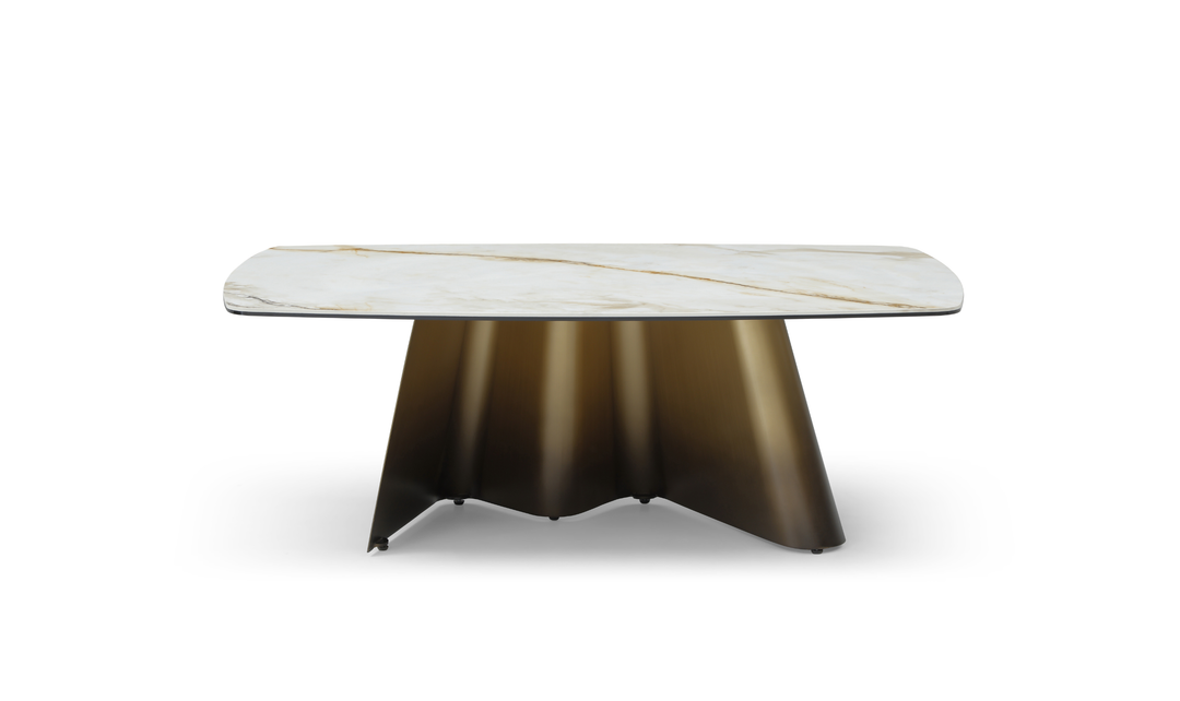J & M Furniture Bastione Marble Contemporary Coffee Table - Jennifer Furniture