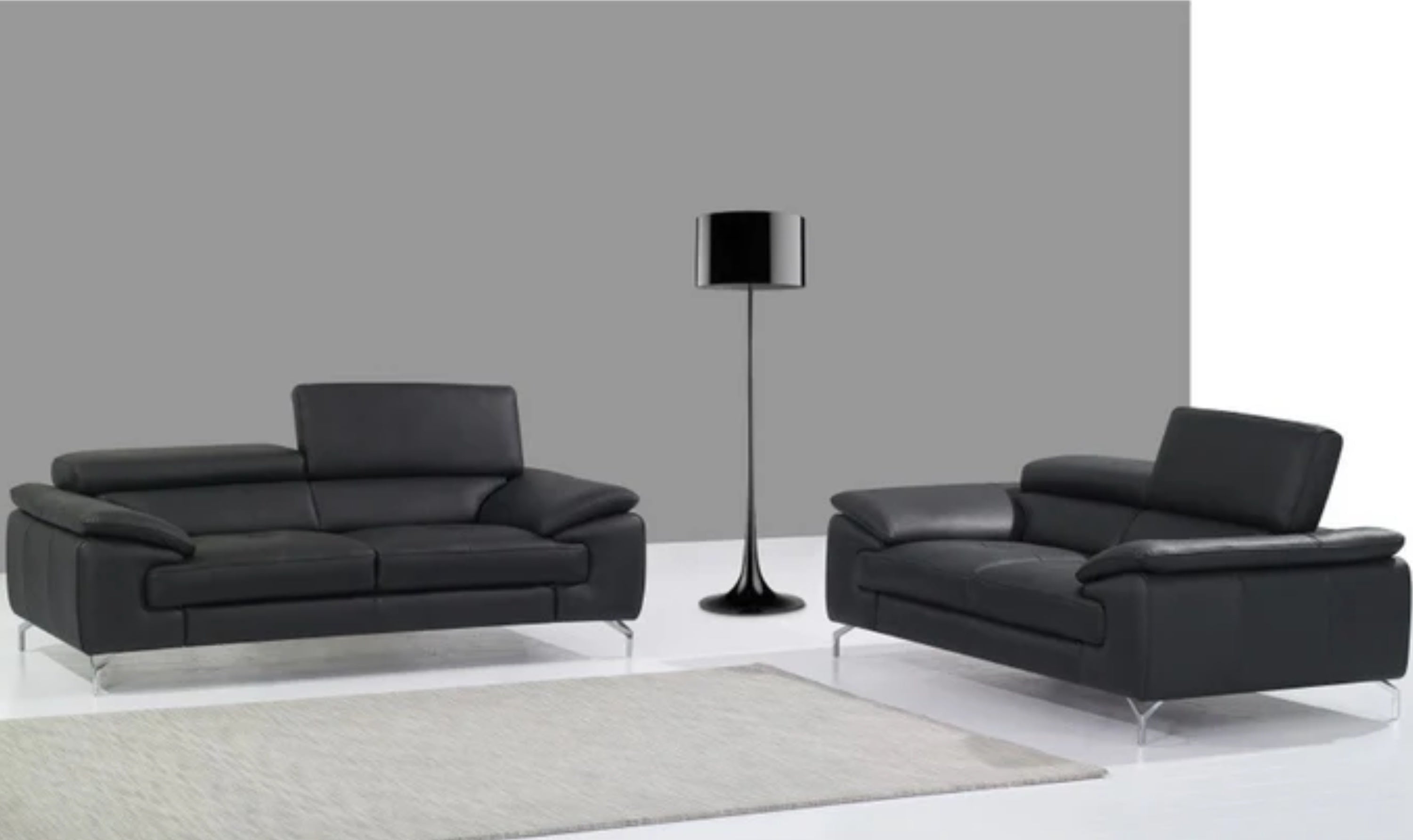 Jennifer Italia Vision 2-Seater Leather Sofa with Adjustable