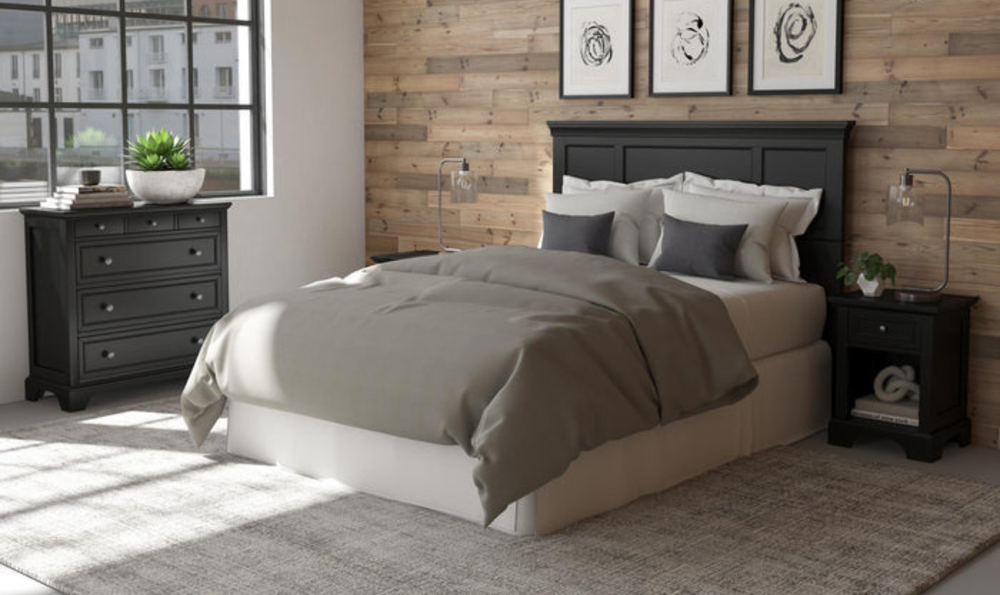 Bedford Queen Headboard, Two Nightstands and Chest by homestyles-jennifer furniture