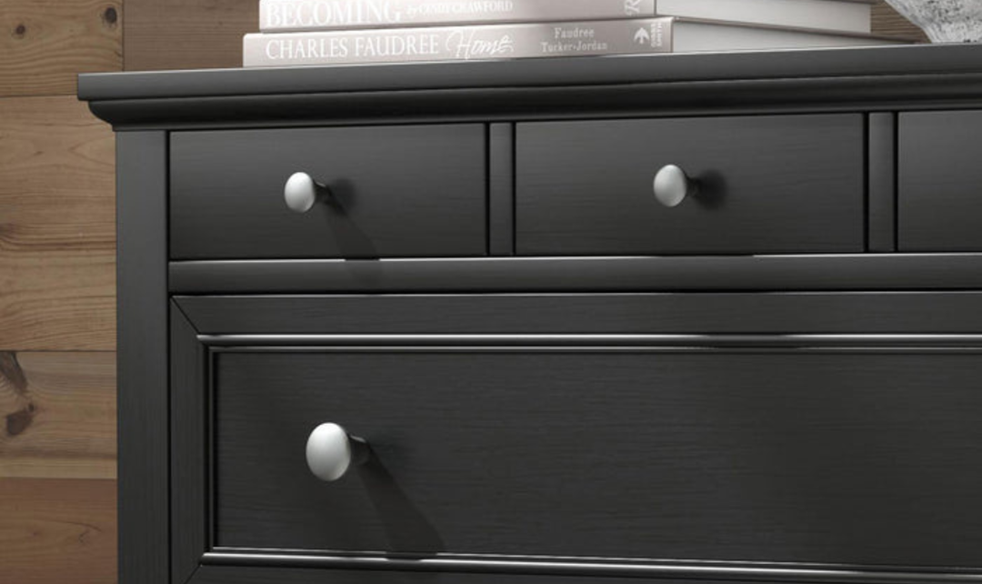 Bedford Queen Headboard, Two Nightstands and Chest by homestyles-jennifer furniture