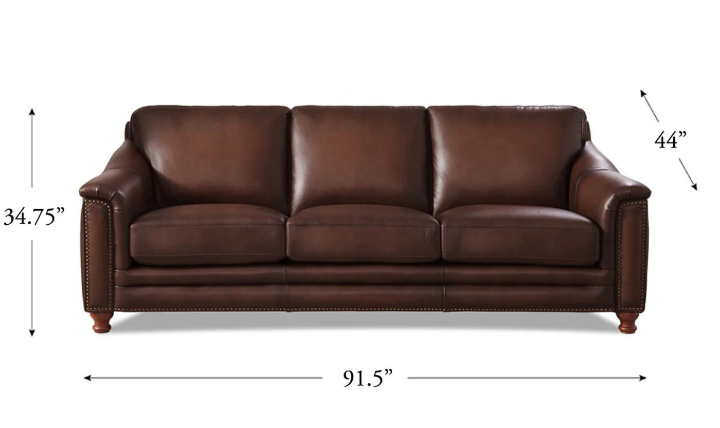 Belfast Leather Living Room Set-Jennifer Furniture