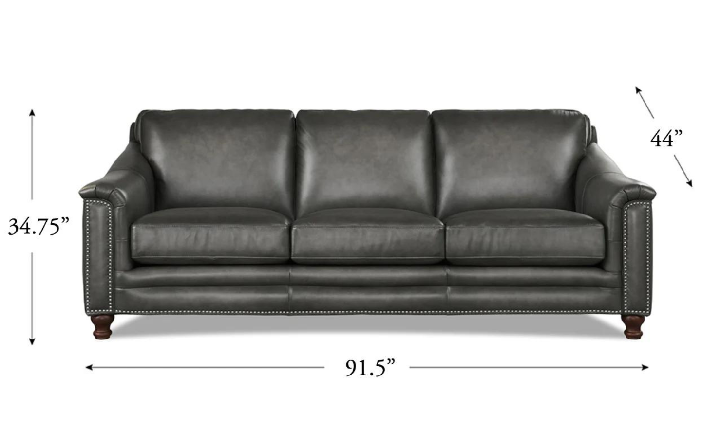 Belfast Leather Living Room Set-Jennifer Furniture