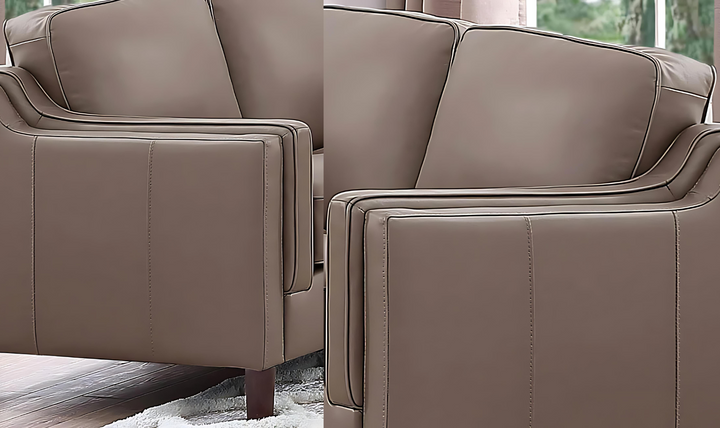 Bella Leather 2-Seater Loveseat-Jennifer Furniture